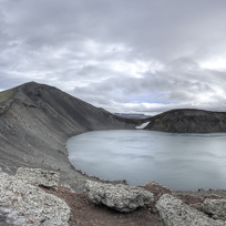 Bláhylur crater lake, Iceland